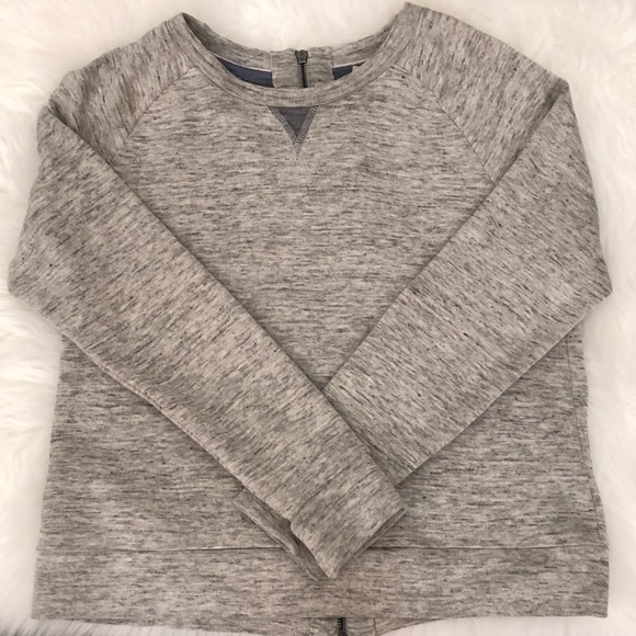 J Brand Tops - J Brand Zipper Back Sweatshirt